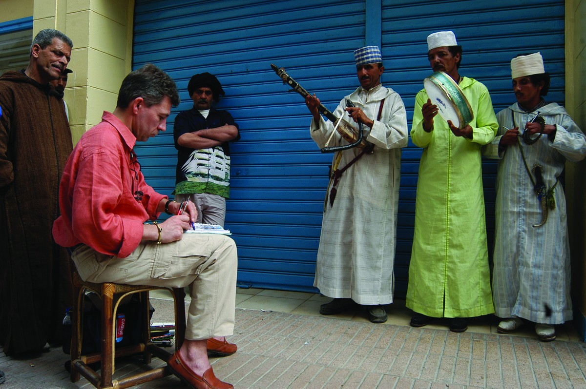 Musiciens à Essaouira, Maroc - 2005