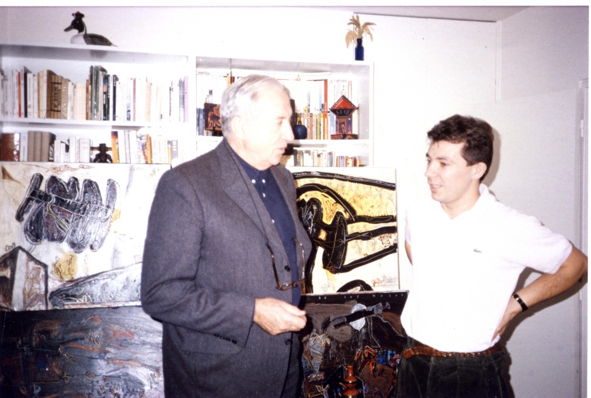 1991 Pierre Soulages dans mon atelier 