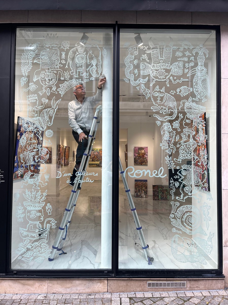 Vitrine Galerie Rollin Rouen
