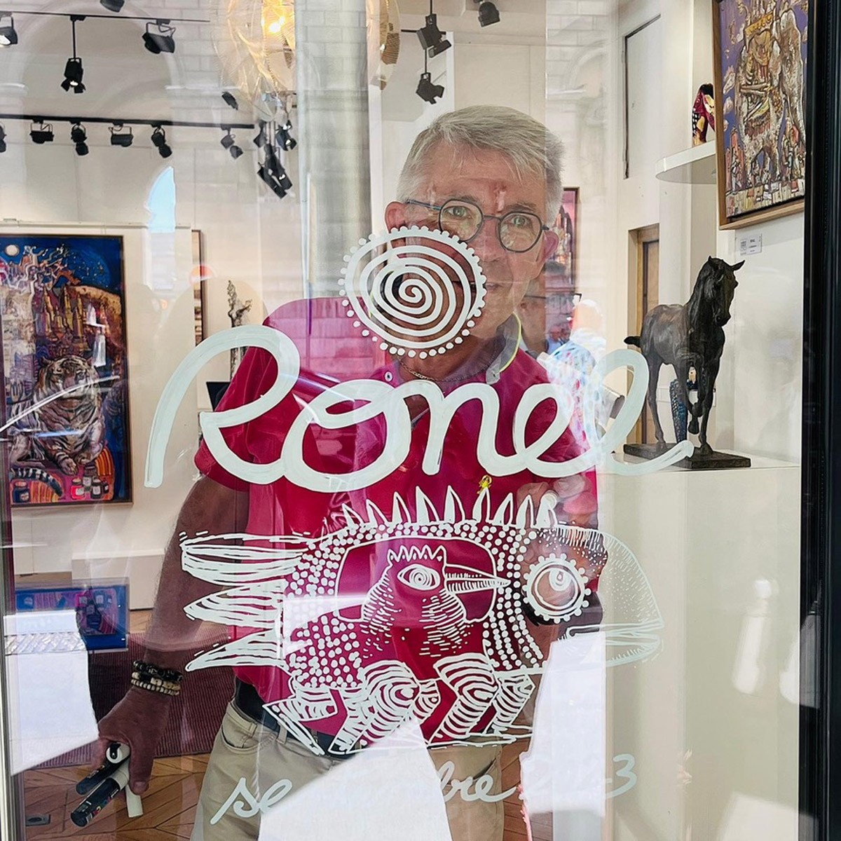 Vitrine Artclub Gallery Paris