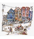 Une maison bleue - San Francisco