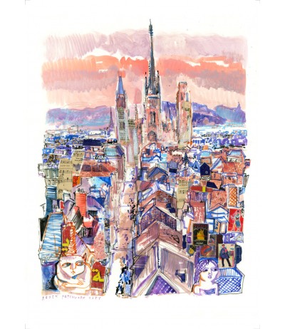 Rouen patchwork city