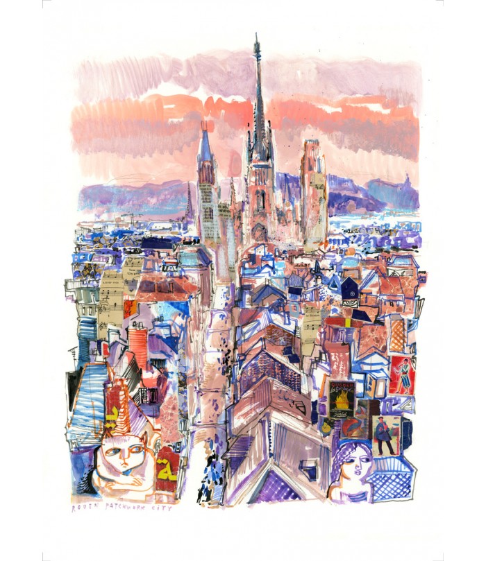 Rouen patchwork city